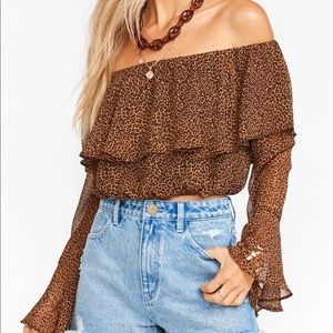 Show Me Yoor Mumu love spell too leopard ruffle